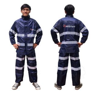 Áo mưa đồ bộ - phản quang